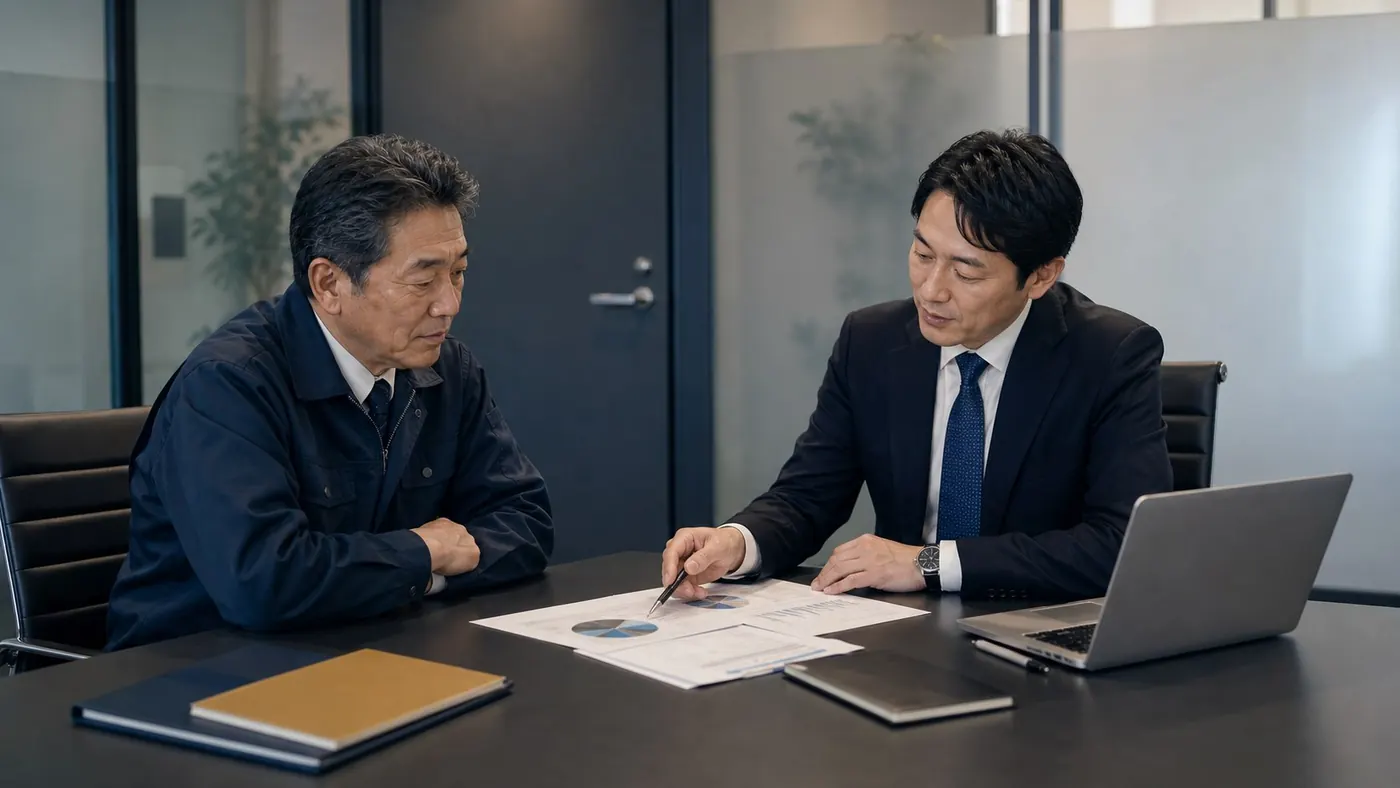 秘密保持と企業価値評価から未来へ進むM&A相談のビジュアル